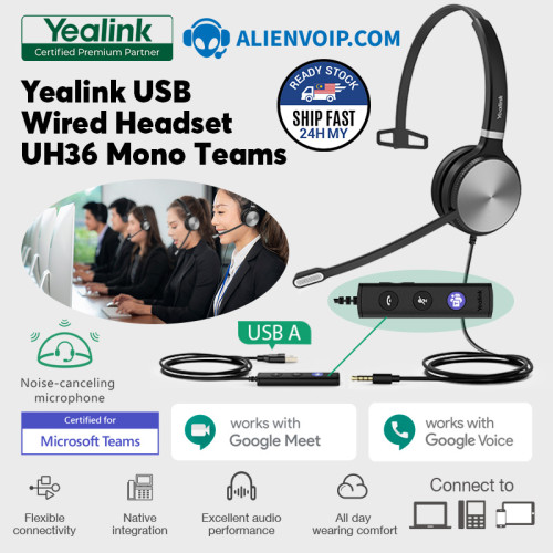 Yealink uh36 mono discount headset